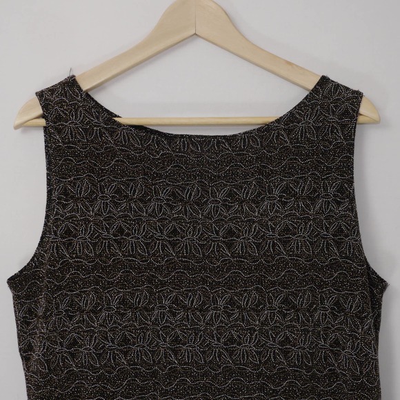 Fashion Bug Embellished Beaded Tank Top in XL - Picture 2 of 7